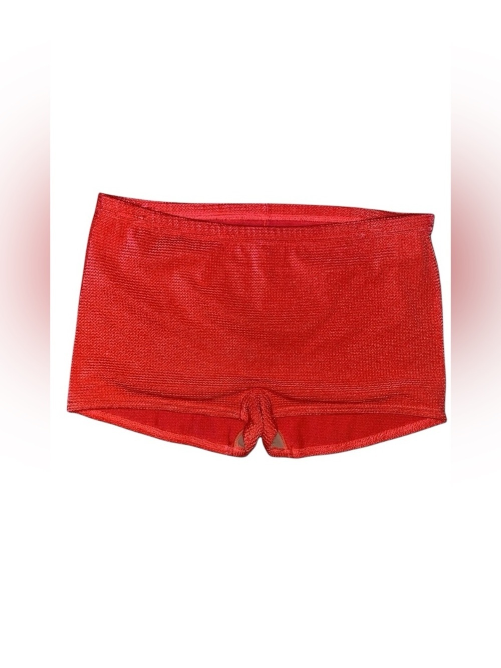 BALTEX Brand Swim Shorts Boy Shorts in Tangerine,Blend of Antron/Spandex Size 14